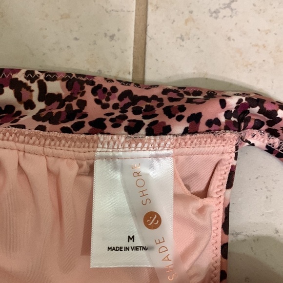 Shade & Shore Target Pink Leopard Animal Print Bikini Set - Picture 7 of 7